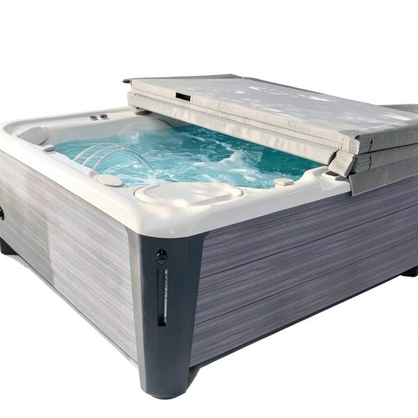 THECOVERGUY Hot Tub Cover Brown Foam Deluxe Outdoor-1