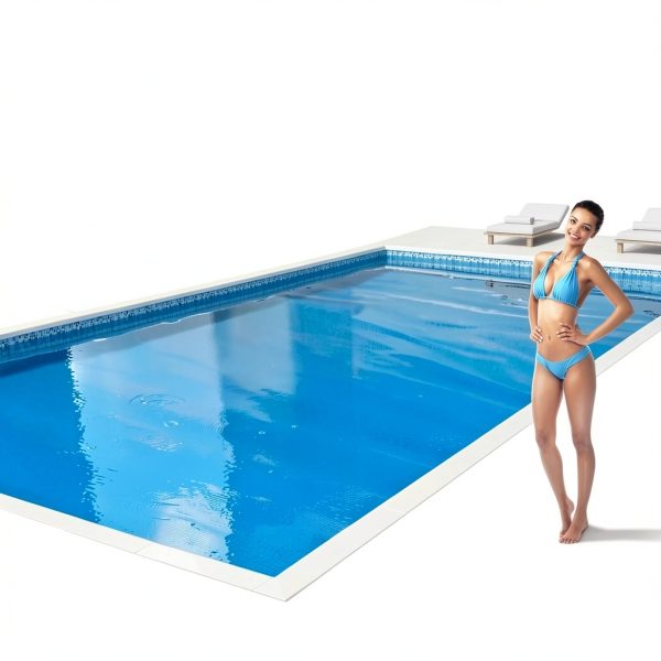 VEVOR Solar Pool Cover Blue 12 Mil Rectangle Heat Retention-4