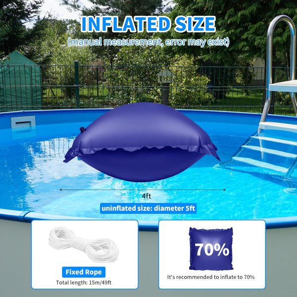 CACSPS Pool Pillow PVC Foldable Winter Protection Above-1