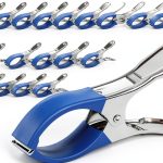 FCENDS Pool Cover Clips Blue Stainless Steel Safety-0