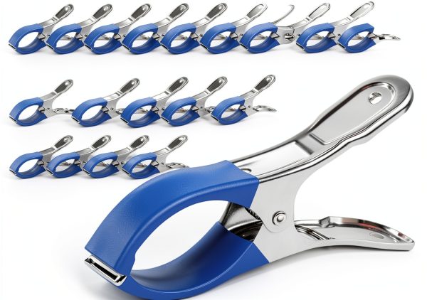 FCENDS Pool Cover Clips Blue Stainless Steel Safety-0