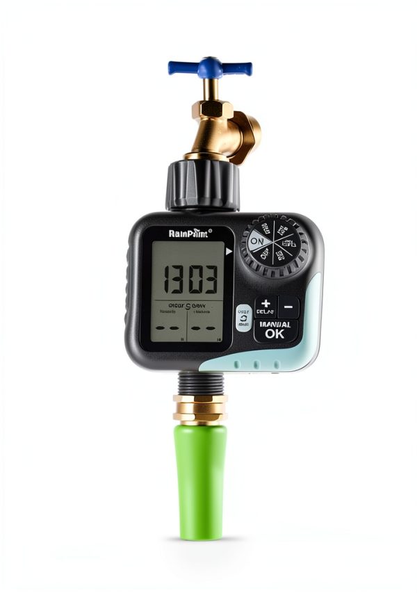 RAINPOINT Watering Timer Gray Plastic 10 Settings Garden-6