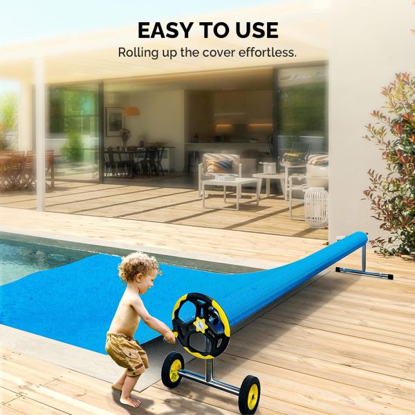 VINGLI Aluminum Pool Cover Reel Universal Inground Swimming-4