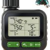 BIGTRIDE Water Timer 6 Settings Plastic Garden Irrigation-0