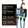 RAINPOINT Metal 3 Zone Watering Timer Garden Hose-3