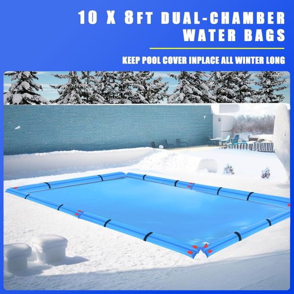 Hedday Pool Water Bags Heavy Duty Vinyl Winter Cover-1