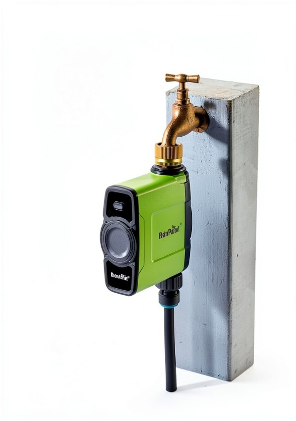 RAINPOINT WiFi Water Timer Brass Inlet Green Smart-5