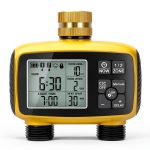 EverBloom Dual Zone Watering Timer Brass Smart Irrigation-0