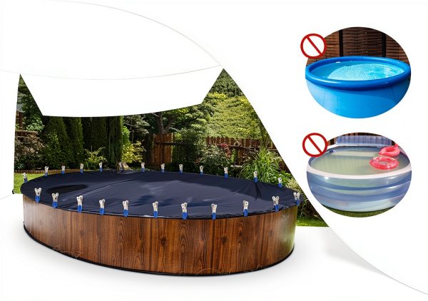 FCENDS Pool Cover Clips Blue Stainless Steel Safety-5