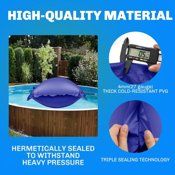 CACSPS Pool Pillow PVC Foldable Winter Protection Above-6