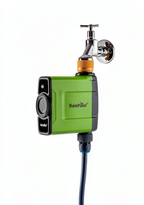 RAINPOINT WiFi Water Timer Brass Inlet Green Smart-4