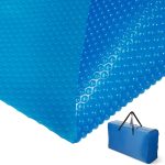 Goplus Solar Pool Cover Blue Thermal Tear Resistant-0