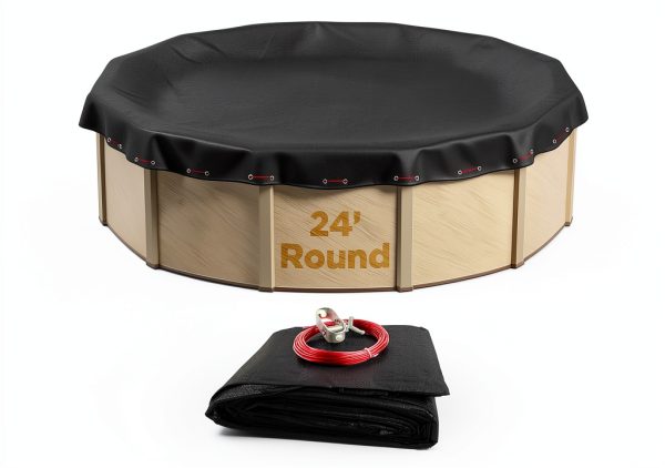 Buffalo Blizzard Winter Pool Cover Round Vinyl Above Ground-0