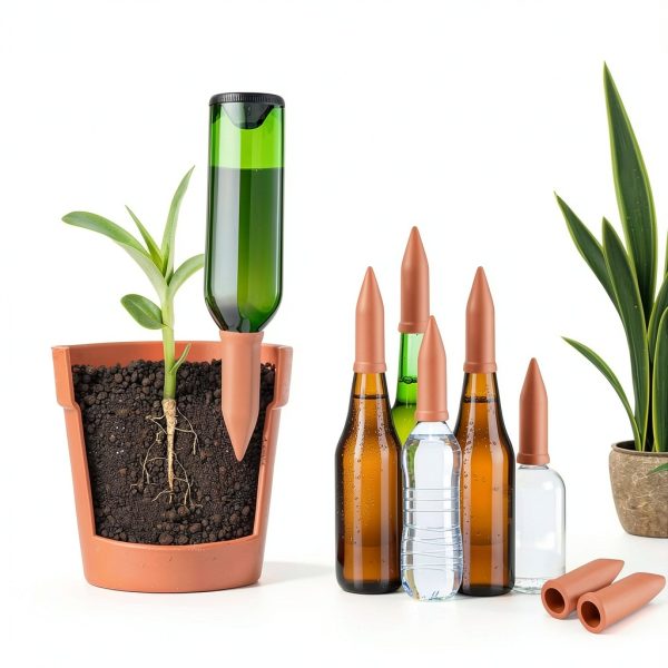 Terracotta Plant Watering Spikes Softassilk Automatic Timer-1