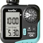 RAINPOINT Watering Timer Gray Plastic 10 Settings Garden-0