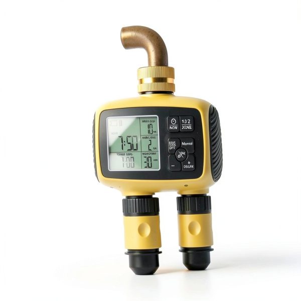 EverBloom Dual Zone Watering Timer Brass Smart Irrigation-3
