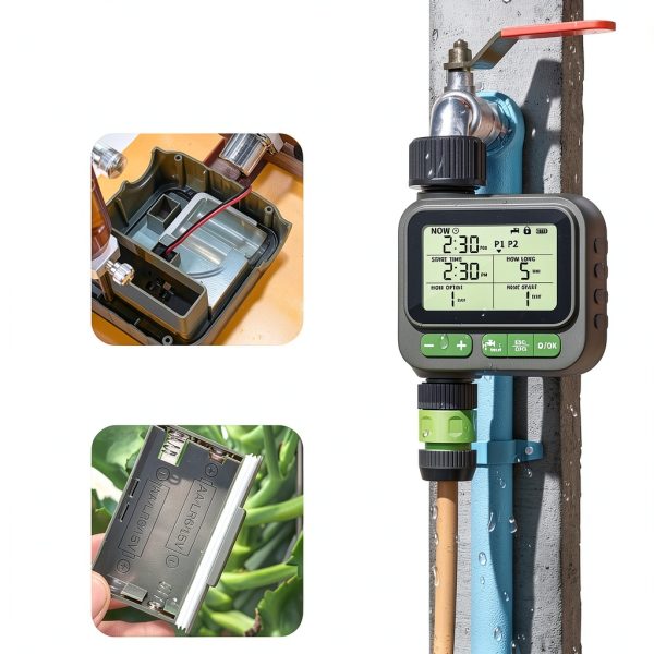 BIGTRIDE Water Timer 6 Settings Plastic Garden Irrigation-5