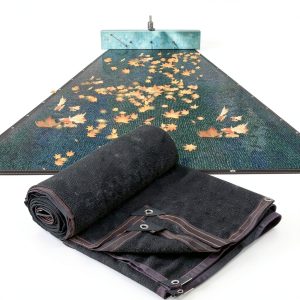 JIAYECHQI Inground Pool Leaf Net Cover Polyethylene Debris-0