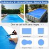 Goplus Solar Pool Cover Blue Thermal Tear Resistant-3