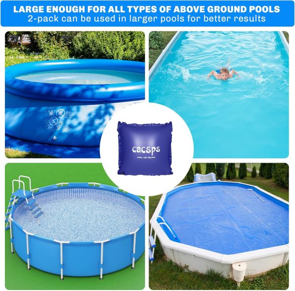 CACSPS Pool Pillow PVC Foldable Winter Protection Above-5