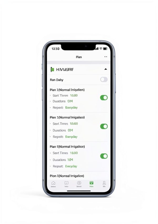 RAINPOINT WiFi Water Timer Brass Inlet Green Smart-1