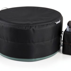 XCZ Hot Tub Cover Black Polyester Insulated Windproof-0