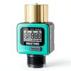 Restmo Water Meter Garden Hose Flow Monitor Brass Inlet-0