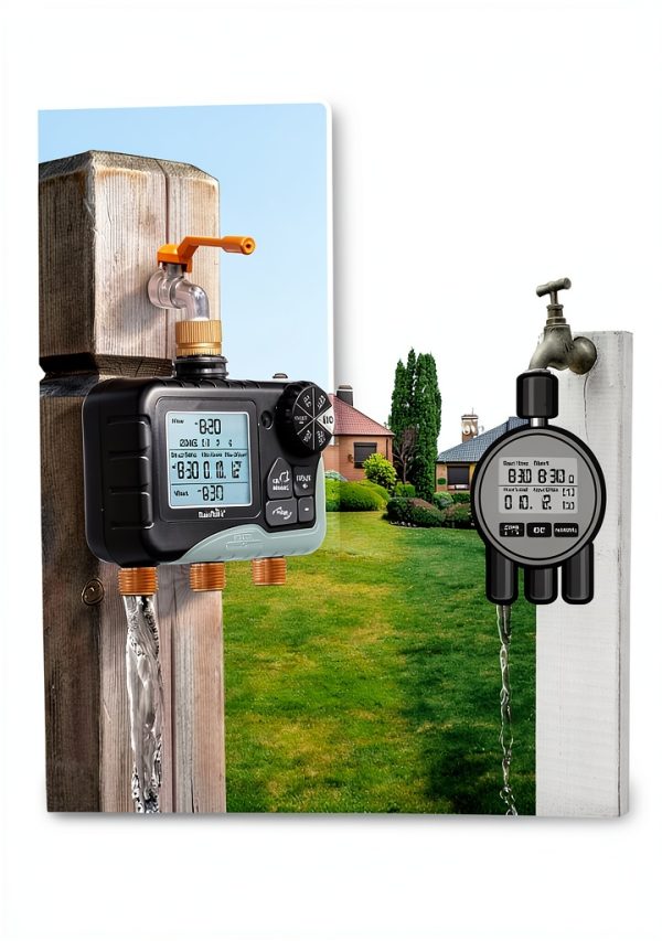 RAINPOINT Metal 3 Zone Watering Timer Garden Hose-6