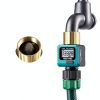 Restmo Water Flow Meter Brass Timer Garden Monitor-1