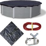 Blue Wave Pool Cover Navy Blue Polyethylene Winter-0