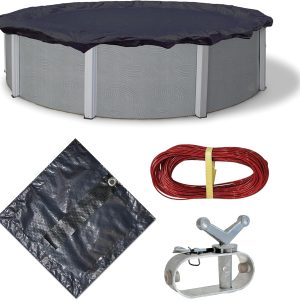 Blue Wave Pool Cover Navy Blue Polyethylene Winter-0