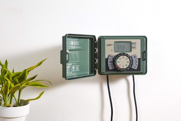 Orbit Sprinkler Timer Watering System Plastic Green Gray-5