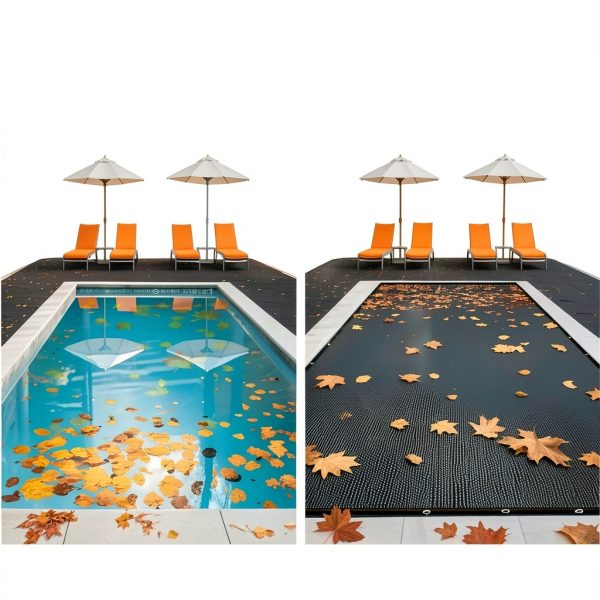 JIAYECHQI Inground Pool Leaf Net Cover Polyethylene Debris-5