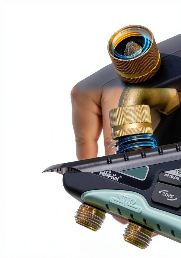 RAINPOINT Metal 3 Zone Watering Timer Garden Hose-1