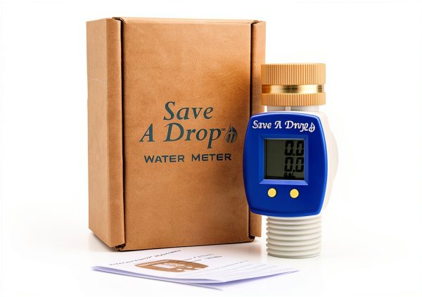 Watering Timer Brass Hose Swivel SAVE A DROP Monitor Usage-8