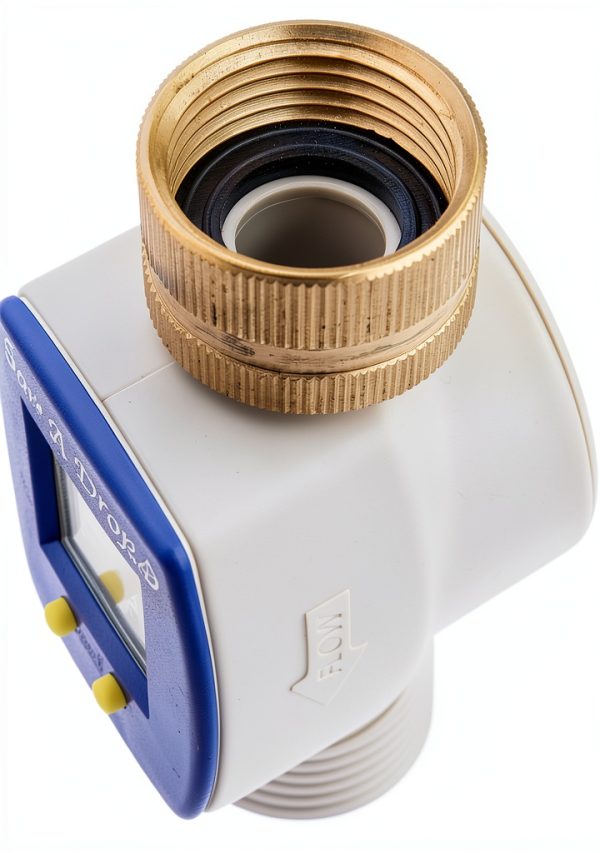 Watering Timer Brass Hose Swivel SAVE A DROP Monitor Usage-6