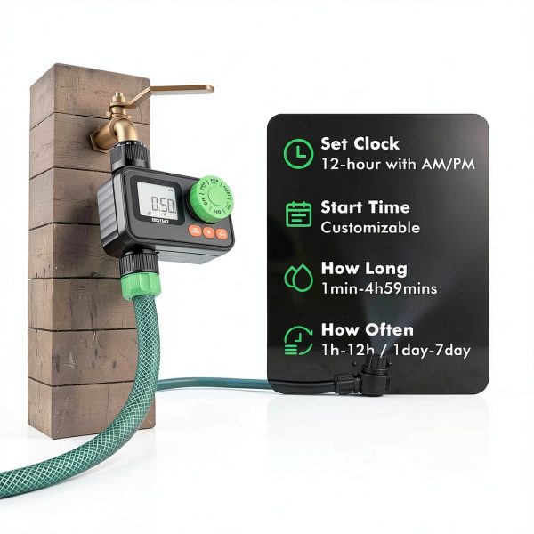 Restmo Watering Timer Outdoor Garden Hose Sprinkler-3