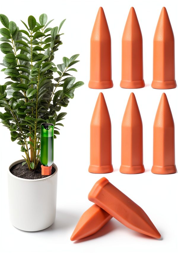 Terracotta Plant Watering Spikes Softassilk Automatic Timer-0