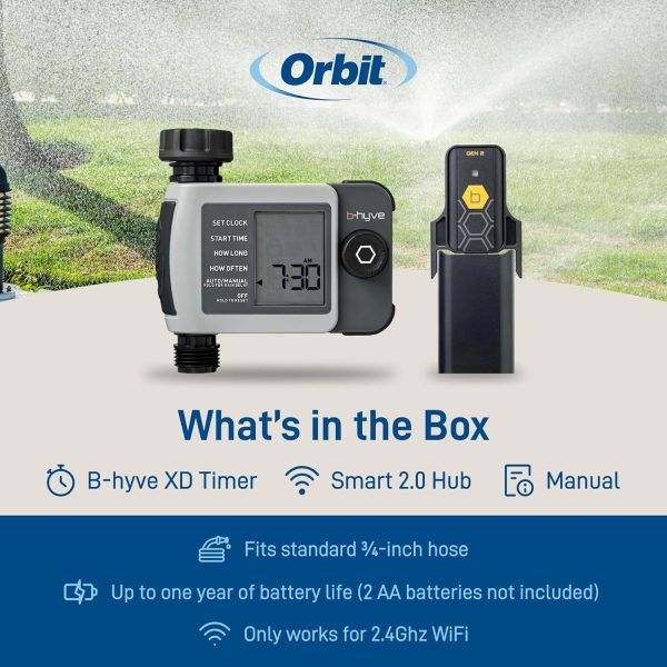 Orbit Smart Hose Watering Timer Wi-Fi Hub Bluetooth-9