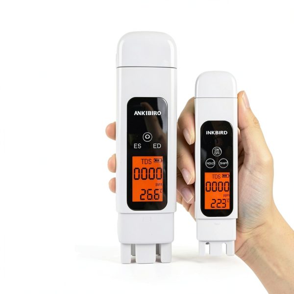TDS Meter Digital Water Tester INKBIRD 3-in-1 EC Temp Meter White-5