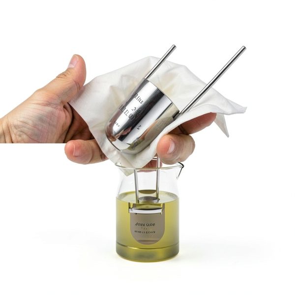 Viscosity Cup No. 1 to No. 5 Zahn Cup, Viscometer Dip Type 44ml Viscosity Cup Kit w/Bracket for Paint Sprayer, Stainless Steel Flow Cup for Oil Paint Finishes Honey Sauce-3